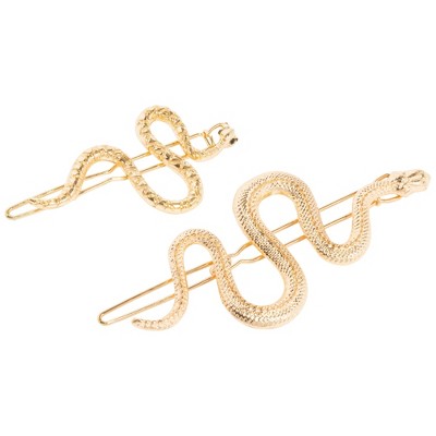 Lovard Snake Hair Pin Gold