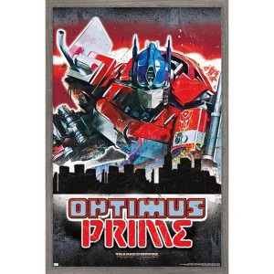 Trends International Hasbro Transformers: Rise of the Beasts - Optimus Prime Graffiti Framed Wall Poster Prints - 1 of 4