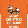 Boys' - Peanuts - Charlie Brown & Snoopy Merry Christmas Warm Wishes Short Sleeve Graphic T-Shirt - 2 of 4