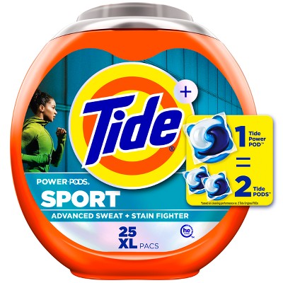 Tide Sport Power Pods HE Compatible Febreze Odor Eliminator Laundry Detergent Soap Pacs