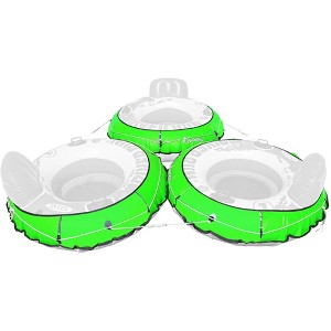 Bradley 3 Pack Heavy Duty River Tube Cover Only; Made in USA; Compatible with Intex River Run & 53" River Tubes - 1 of 4