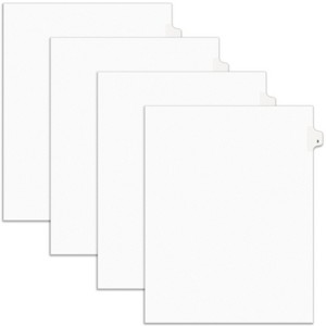 Avery Legal Exhibit Binder Dividers, Preprinted No. 3 Side Tabs, Unpunched Letter Size, 25 Tabs per Set, 4 Packs, 100 Tabs Total (11912) - 1 of 4