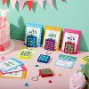Joyfy 28 Packs Valentine's Day Gift Cards with Tic-Tac-Toe Keychain for Kids Party Favor, Classroom Exchange Prizes, Valentine’s Greeting Cards - 4 of 4