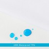 Aoibox Full Size Mattress Protector Waterproof Noiseless Soft Deep Pocket 14 Inch Super Breathable Washable 2 Pack - 3 of 4