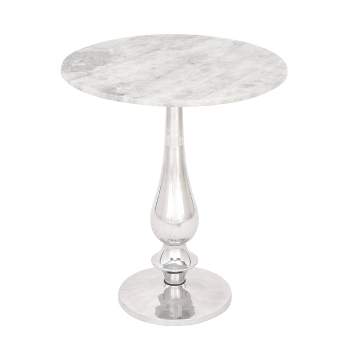 Traditional Accent Table White - Olivia & May