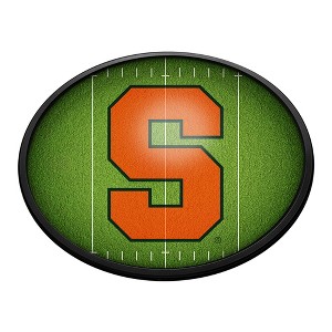 College Football On the 50 Design Oval Slimline Lighted Wall Sign - 1 of 4