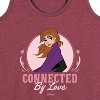 Women's - Frozen 2 - Connected By Love Anna Graphic Racerback Tank - 2 of 4