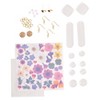 Faber-Castell Pressed Floral Acrylic Earrings: Multicolored Art & Craft Tool Set, 20 Pieces, Includes Brushes - 2 of 4