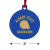 Albany State University Rams Logo Aluminum Holiday Christmas Tree Ornament - 3 of 4