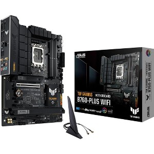 Asus TUF Gaming B760-Plus WiFi D4 Motherboard, ATX, LGA1700, DDR5, WiFi 6 - 1 of 4