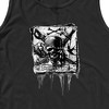 Men's Pirates of the Caribbean: Curse of the Black Pearl Black and White Skull Logo Tank Top - 2 of 4
