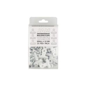 JAM Paper Bulldog Clip White 521312118 - 1 of 4