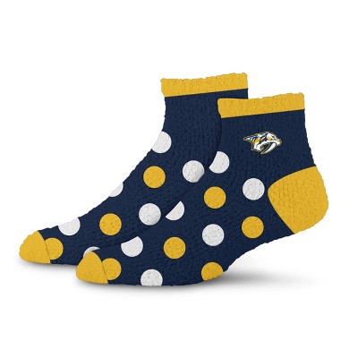 NHL Nashville Predators Dotty Fuzzy Socks - One Size Fits Most