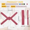 Unique Bargains Foldable Heat Resistant Non-Slip Silicone Trivet Mat for Pots Coasters - 2 of 4