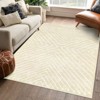 COZONY Modern Abstract Area Rug, Non-Slip Washable Low Pile Carpet for Living Room and Bedroom - 4 of 4