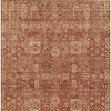 Orange Copper And Terra Cotta Oriental Washable Indoor Outdoor Area Rug - 4 of 4