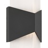 Possini Euro Design Possini Euro Tux 18" High Black and White LED Wall Sconce - 4 of 4