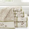 Gracie Mills Rogelio 6-Piece Floral Embroidered Cotton Jacquard Towel Set - 2 of 4