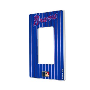 MLB Cooperstown East Teams Pinstripe Hidden-Screw Light Switch Plate for Single Rocker - 1 of 4