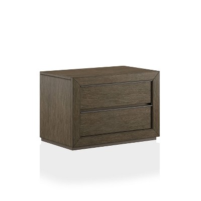 light walnut nightstand