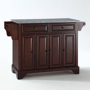 Lafayette Gray Granite Top Full Size Kitchen Island/Cart - Crosley - 1 of 4