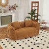 AENKYO Double Bean Bag Sofa Chair with Armrests, High Resilience Foam Chenille Chair for Two People Bedroom,Gaming,Reading - 4 of 4