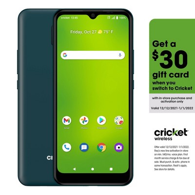 Cricket Prepaid Splendor (32GB)- Forest Green