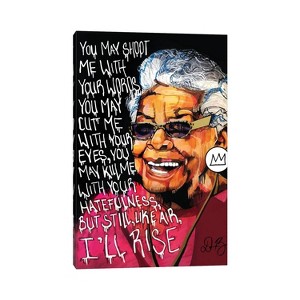 Maya Angelou by Domonique Brown Unframed Wall Canvas - iCanvas - 1 of 3