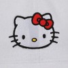 Hello Kitty Embroidered Character Head Art Adult White Baseball Cap - 3 of 4