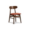 New Classic Furniture, Morocco Orange Solid Wood Dining Chair (Set of 6) - 2 of 4