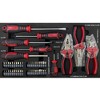 Heavy-Duty 3-Drawer Lockable Tool Chest with Tool Set & Ball-Bearing Slides | Portable Steel Tool Storage Cabinet for Garage, Workshop, Repair - 2 of 4