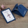 Anna-Kaci Purple Lavender Rhinestone Celtic Cross Necklace with Message Card & Envelope Jewelry Gift - 4 of 4