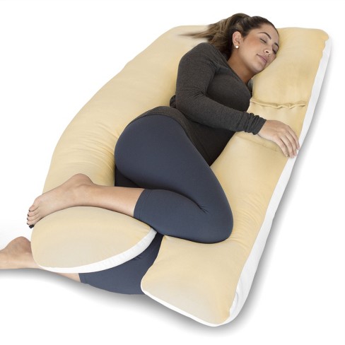 Frida Mom Adjustable Keep-Cool Pregnancy Pillow U,C,L, and I Shaped Full  Body Maternity Pillow for Comfortable Sleep, Support for Belly, Hips +  Legs