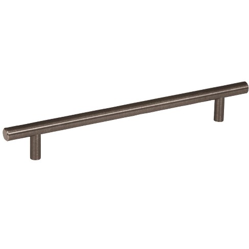 Amerock Bar Pulls 7-9/16 Inch (192mm) Center-to-center Gunmetal Cabinet ...