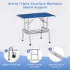 Foldable Dog Grooming Table with Adjustable Height Arm for Home Pet Bathing - 2 of 4