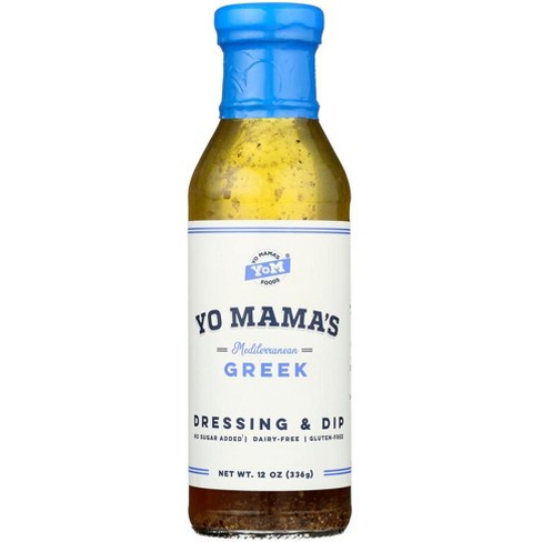 Yo Mamas Foods Dressing Greek - Case of 6 - 12 oz - image 1 of 1