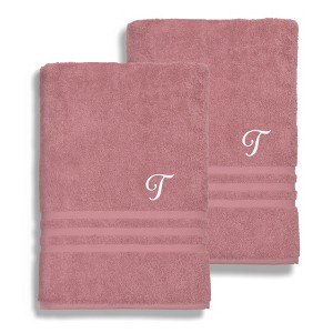 Linum Home Textiles 100% Turkish Cotton 2PC Denzi Bath Sheet Set - 1 of 1