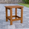 Emma and Oliver Indoor/Outdoor Polyresin Adirondack Side Table for Porch, Patio, or Sunroom - 2 of 4