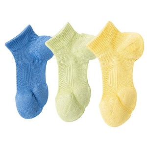 Anna-Kaci 3 Pairs Women's Ankle Athletic Socks Soft Cotton Cushioned Breathable Design with Ribbed Cuffs for Active Casual Wear - 1 of 4