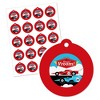 Big Dot of Happiness Let's Go Racing - Racecar - Baby Shower or Race Car Birthday Party Favor Gift Tags (Set of 20) - 2 of 4