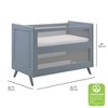 BreathableBaby Breathable Mesh 3-in-1 Convertible Crib, Steel Gray, Greenguard Gold Certified - 3 of 4