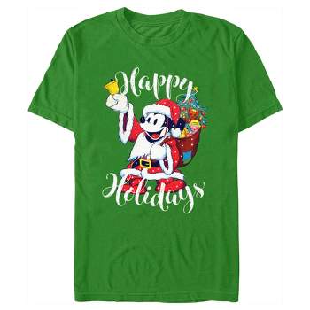 Men's Mickey & Friends Christmas Happy Holidays Mickey T-Shirt