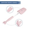 Unique Bargains Cartoon Shape Non-Stick Flexible Baking Cooking Silicone Spatula - 3 of 4