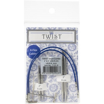 ChiaoGoo TWIST Short Combo Set 2" & 3"-Size 6/4mm