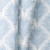Ellis Curtain Palmetto 100% Cotton Tailored Rod Pocket Valance 50" x 16" Blue - 3 of 4