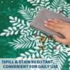 Christmas Area Rug Floral Pattern Floor Cover Washable Indoor Carpet Rug Decorative Non Slip Accent Rug for Bedroom - 3 of 4