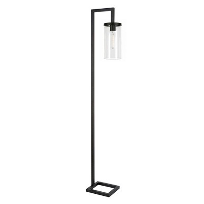 Hudson and Canal 67.75" Tall Floor Lamp with Glass Shade
