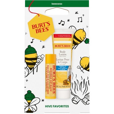 Image of Burt's Bees Hive Favorites Beeswax Lip Balms Gift Set - 2pc