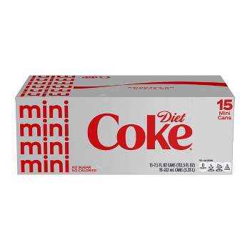 Diet Coke - 15pk/7.5 fl oz Mini-Cans