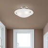 Livex Lighting Oasis 3 - Light Flush Mount in  Brushed Nickel - 2 of 4